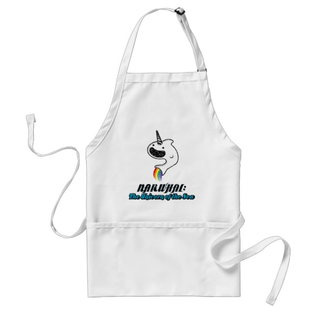 Narwhal:The Unicorn of the Sea Standard Apron (Front)