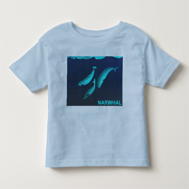 Narwhal Toddler T-Shirt (Front)