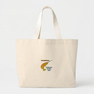 Narwhal - Unicorn of the Sea Large Tote Bag