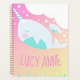 Narwhale Ombre Baby Shower Pastel Planner