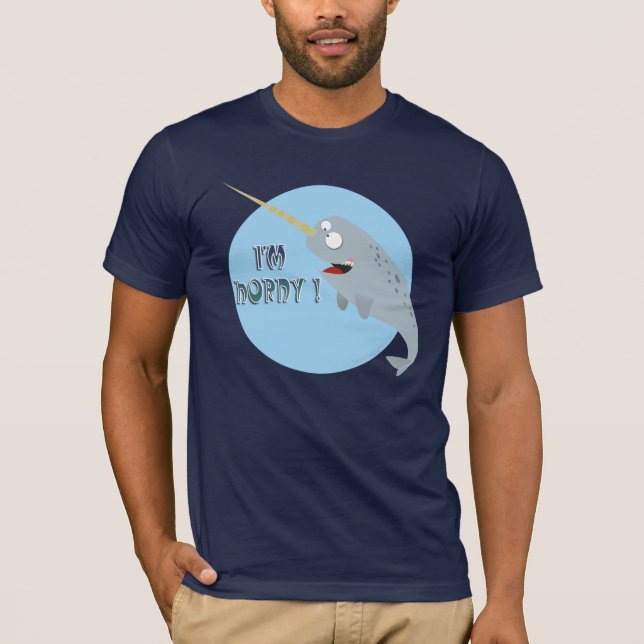 narwhals have big horns T-Shirt (Front)