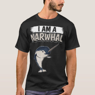 Narwhals Quote Narwhale I Am A Narwhal Premium  T-Shirt