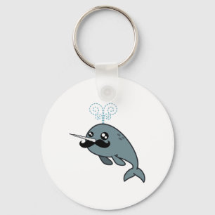 Narwhalstache Key Ring