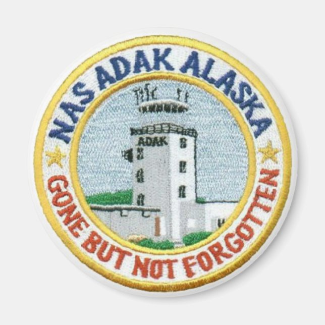 NAS Adak "Gone But Not Forgotten" Magnet (Front)