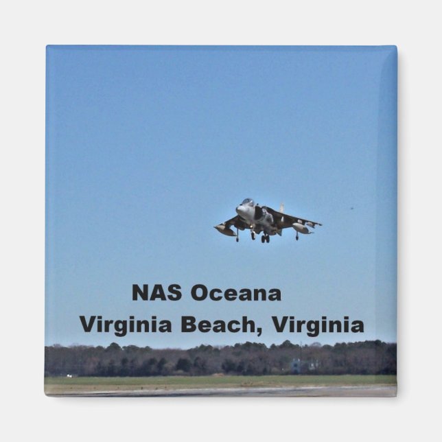 NAS Oceana, Virginia Beach, Virginia Magnet (Front)