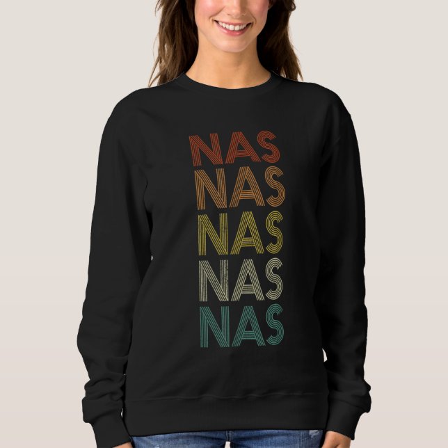Nas Vintage Retro Sweatshirt (Front)