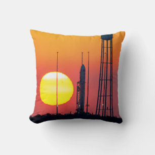 NASA Antares Rocket Sunrise Launch Cushion