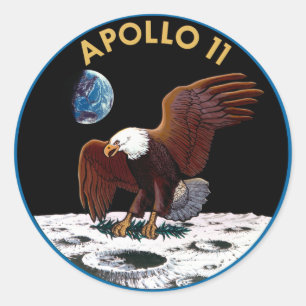 NASA Apollo 11 Logo Classic Round Sticker