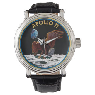 NASA Apollo 11 Logo Round Watch