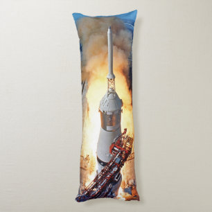 NASA Apollo 11 Moon Landing Rocket Launch Body Cushion