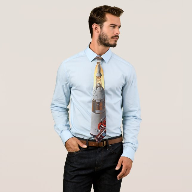 NASA Apollo 11 Moon Landing Rocket Launch Tie (In Situ)