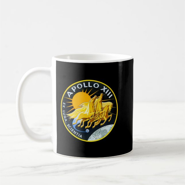 Nasa Apollo 13 Apollo's 50Th Anniversary.png Coffee Mug (Left)
