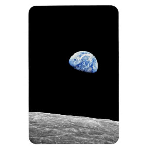 NASA Apollo 8 Earthrise Moon Lunar Orbit Photo Magnet