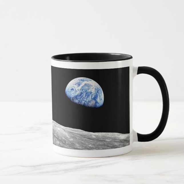 NASA Apollo 8 Earthrise Moon Lunar Orbit Photo Mug (Right)