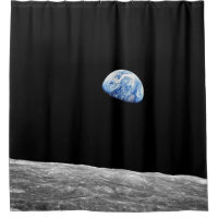 NASA Apollo 8 Earthrise Moon Lunar Orbit Photo