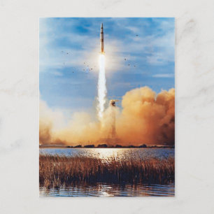 NASA Apollo 8 Rocket Launch Kennedy Space Centre Postcard