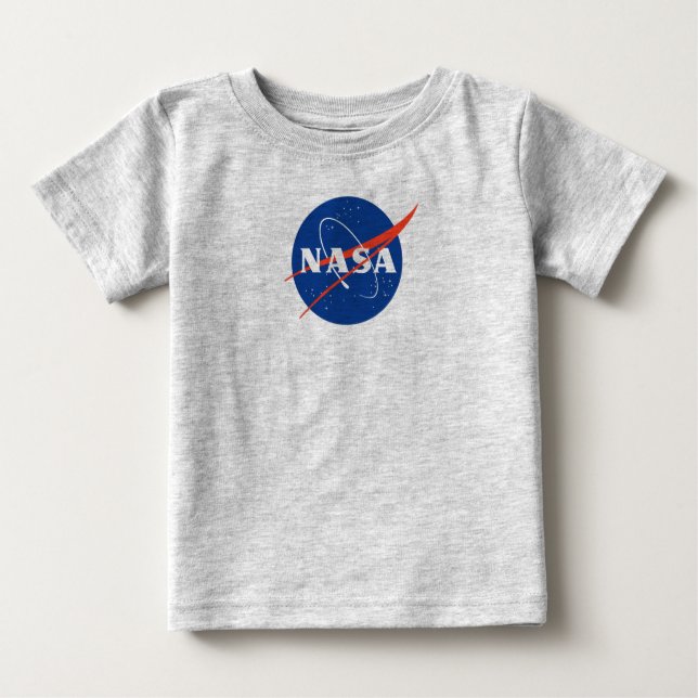 NASA approved kids Meatball Insignia Baby T-Shirt (Front)