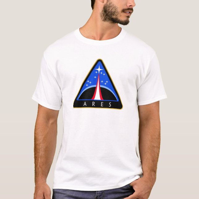 NASA Ares Rocket Logo T-Shirt (Front)