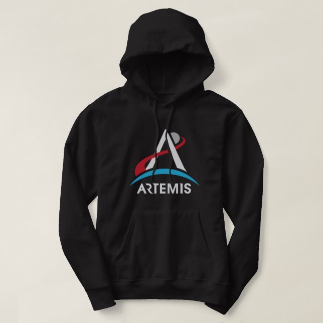 NASA Artemis Program Logo LT We Are Going Moon To  Hoodie (Design Front)