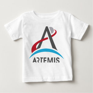 NASA Artemis Program Logo Mars 2024 Astronaut Baby T-Shirt