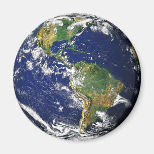Nasa blue marble earth magnet