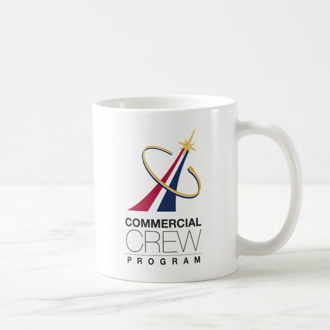NASA Commercial Crew Program Logo Coffee Mug (Right)