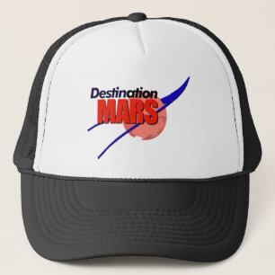 NASA Destination Mars Logo Trucker Hat