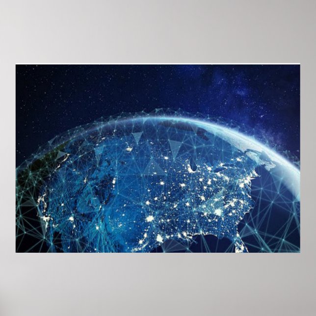 NASA / Earth / Universal Night LIght Poster (Front)