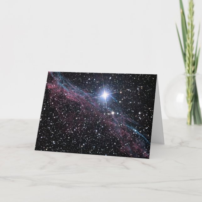 NASA ESA Veil nebula Card (Front)