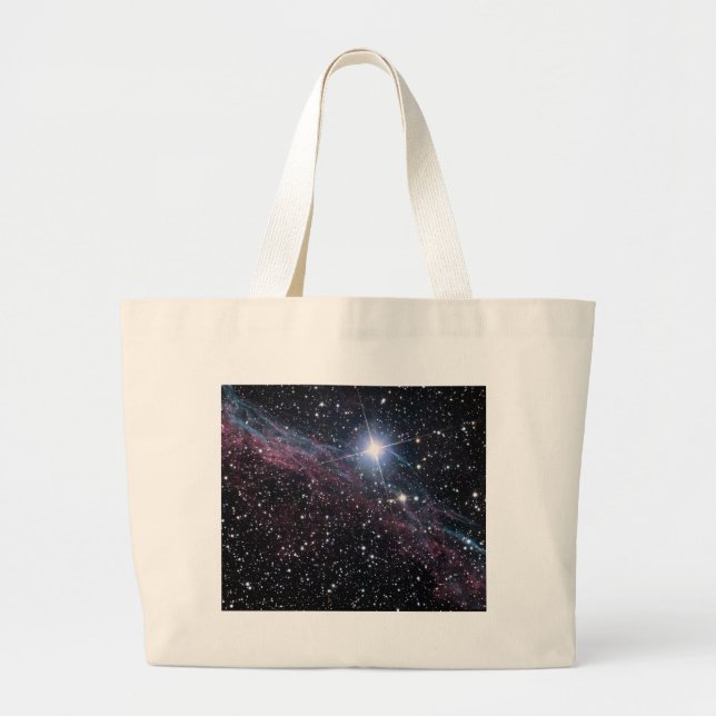 NASA ESA Veil nebula Large Tote Bag (Front)