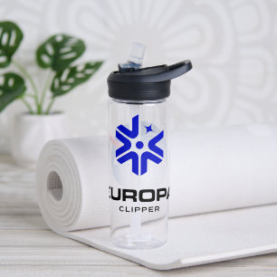 NASA Europa Clipper Logo Clear 20 oz Water Bottle