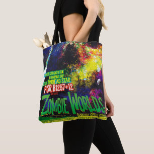 NASA Exoplanet Travel Bureau Zombie Worlds Poster Tote Bag