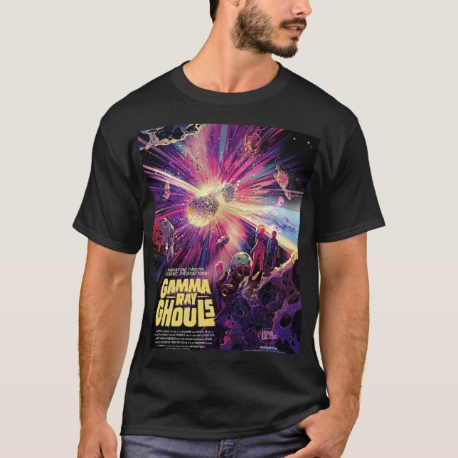NASA Exoplanet Travel Gamma Ray Ghouls T-Shirt (Front)