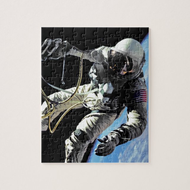NASA First American Astronaut Spacewalk Photo Jigsaw Puzzle (Vertical)