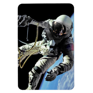 NASA First American Astronaut Spacewalk Photo Magnet