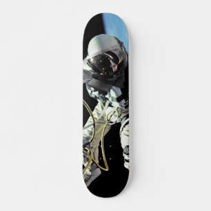 NASA First American Astronaut Spacewalk Photo Skateboard