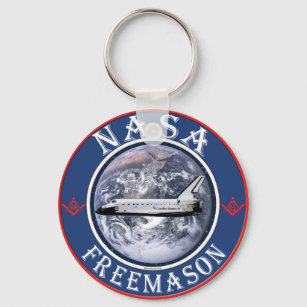 NASA  Freemason Key Ring
