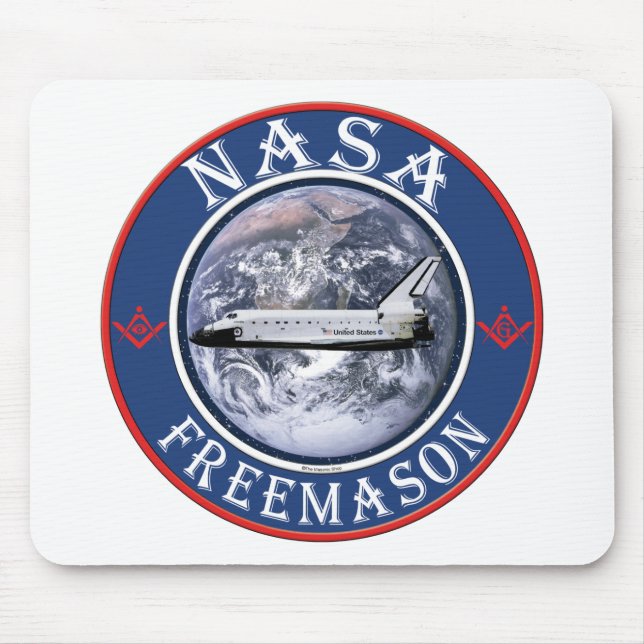 NASA  Freemason Mouse Pad (Front)