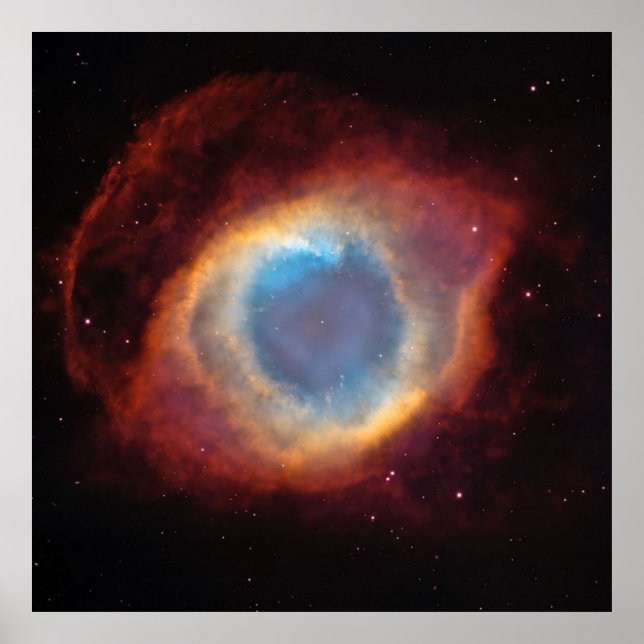NASA / Helix Nebula / Aquarius / "Eye of God." / Poster (Front)