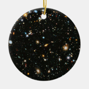 NASA Hubble Ultra Deep Field Galaxies Ceramic Ornament