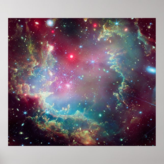 NASA JWST Cosmic ‘Wreath’  Poster (Front)