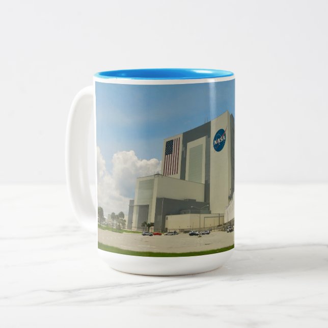 NASA Kennedy Space Centre Two-Tone Coffee Mug (Front Left)