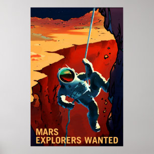 NASA / MARS Explorers Wanted / Poster