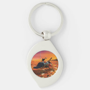 NASA Mars Polar Lander Artist Concept Artwork Key Ring