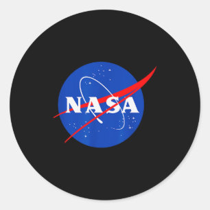 Nasa Meatball Insignia - Symbol Of Nasa Classic Round Sticker