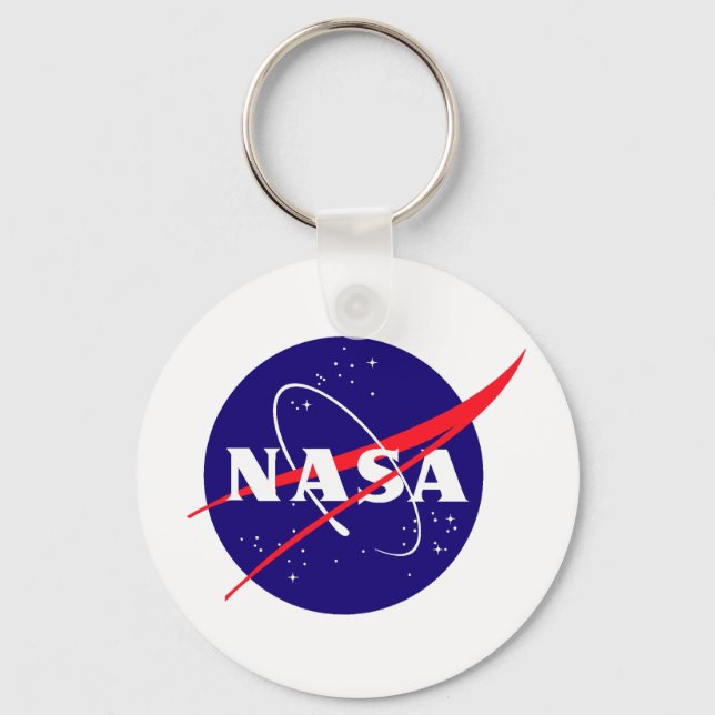 NASA Meatball Logo Key Ring (Front)