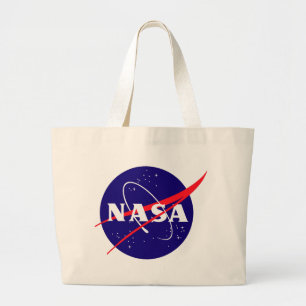 NASA Meatball Logo Large Tote Bag
