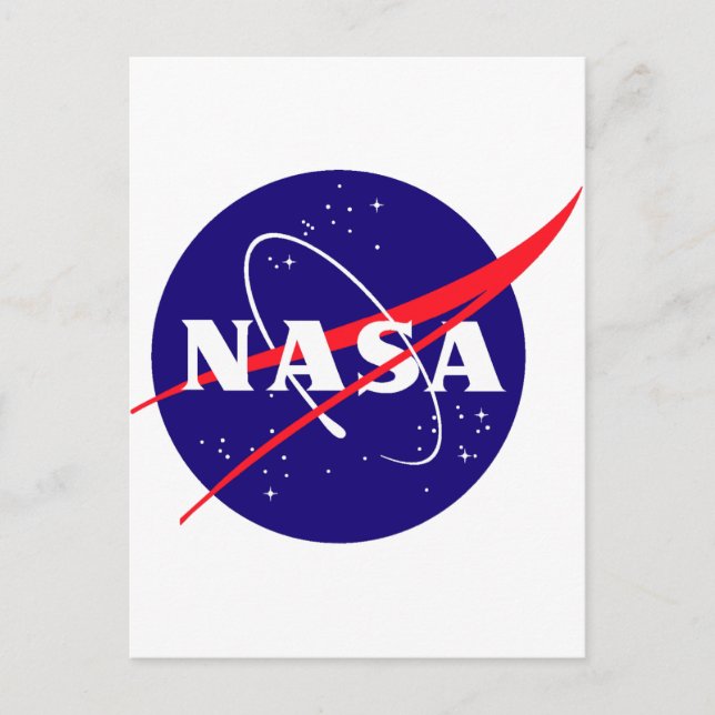 NASA Meatball Logo Postcard (Front)