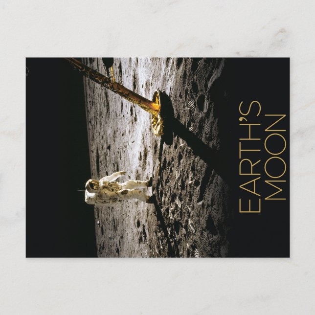 NASA Moon Poster 4 Postcard (Front)