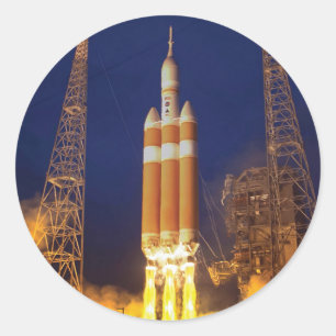 NASA Orion Spacecraft Rocket Launch Classic Round Sticker